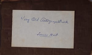 Autograph Book 1889, Louise Hart
